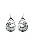Silver Pewter Hummingbird Indigenous Earrings by Corrine Hunt