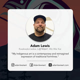 The Light Keeper Adjustable Cap (Water-Repellent) by Adam Lewis, Kwakwaka'wakw, Liǧʷiłdax̌ʷ, We Wai Kai