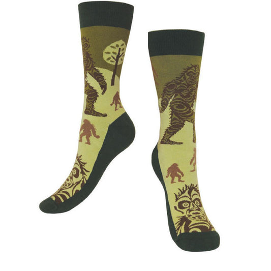 Art Socks - Sasquatch, by Francis Horne, Sr., Coast Salish