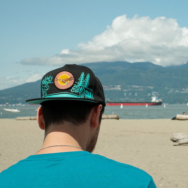 All My Relatives (Indinawemaaganidag) Snapback Cap by Storm Angeconeb, Lac Seul First Nation, Ojibwe