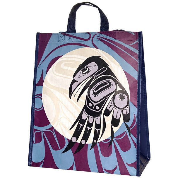 Raven Moon Eco Bag Large by Allan Weir, Haida