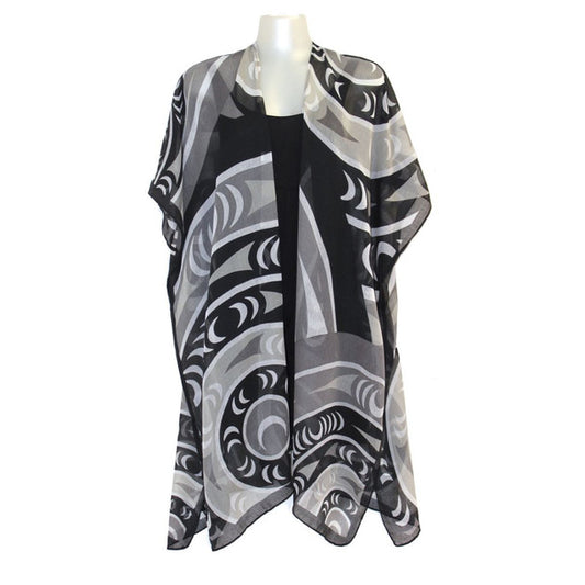 Life Sheer Fashion Wrap by LessLIE, Coast Salish