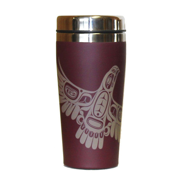 Eagle's First Flight Travel Mug by Ernest Swanson, Haida