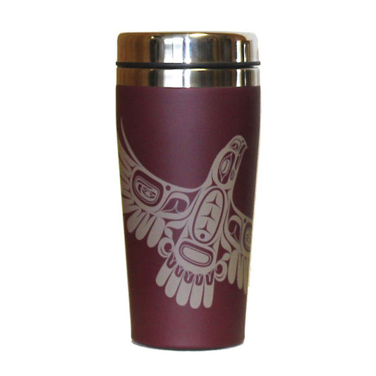 Eagle's First Flight Travel Mug by Ernest Swanson, Haida