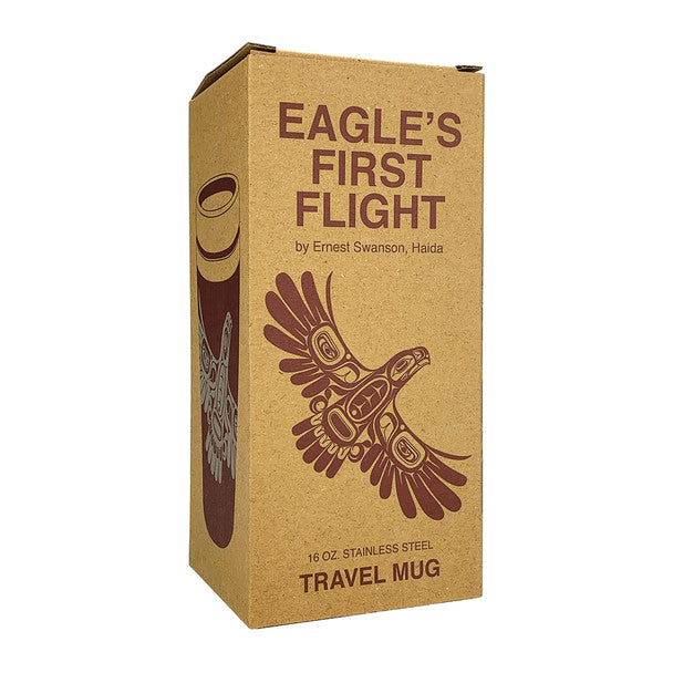 Eagle's First Flight Travel Mug by Ernest Swanson, Haida