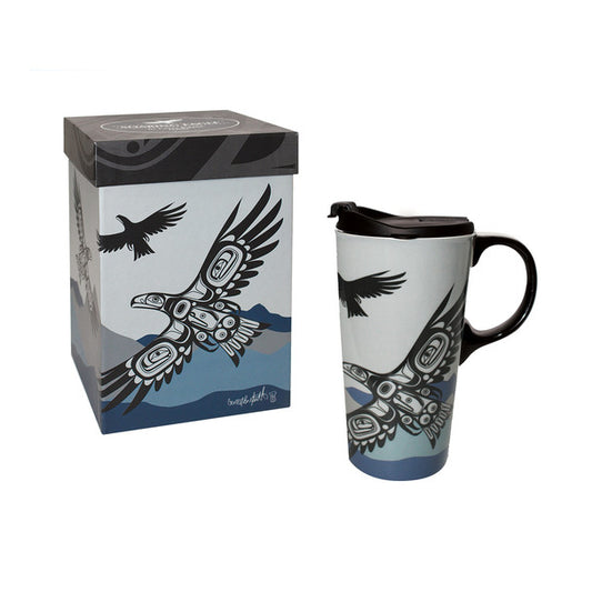 Soaring Eagle Mug by Corey Bulpitt, Haida
