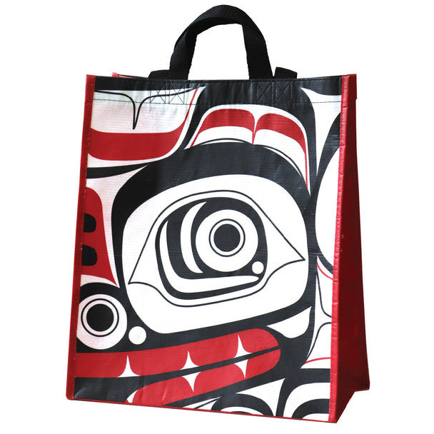 Matriarch Bear Eco Bag Large by Morgan Asoyuf, Tsimshian, Ts’msyen