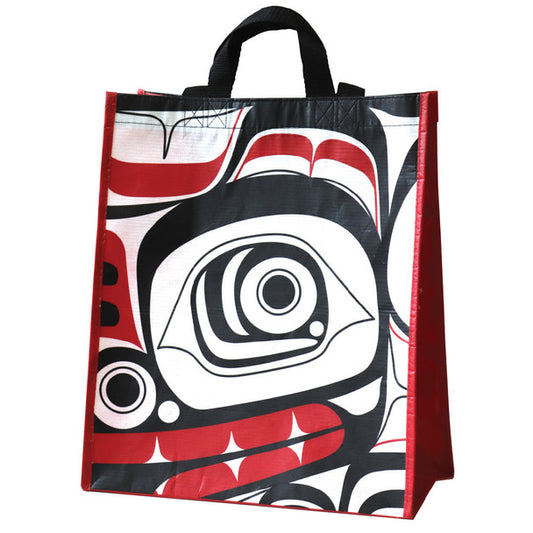 Matriarch Bear Eco Bag Large by Morgan Asoyuf, Tsimshian, Ts’msyen