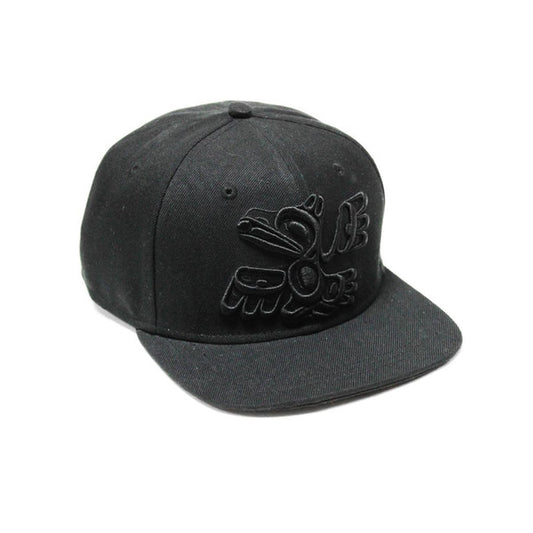 Raven Snapback Cap by Allan Weir, Haida