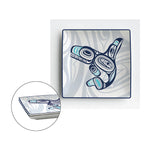 Whale Appetizer Plates by Ernest Swanson, Haida