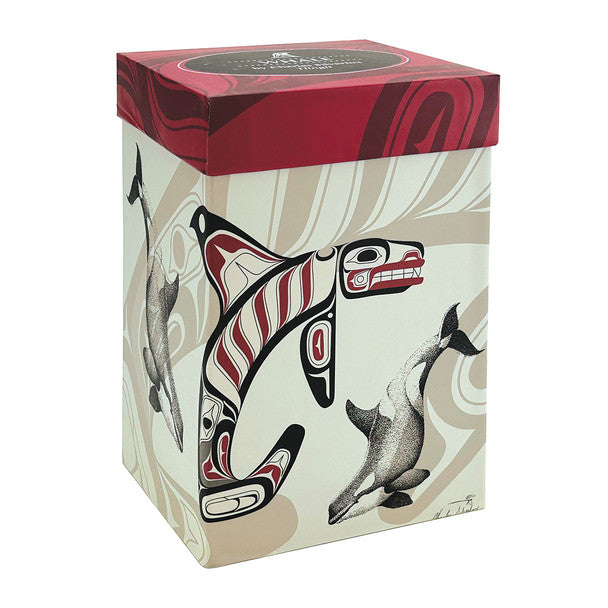 Whale Mug by Charles Silverfox, Tlingit