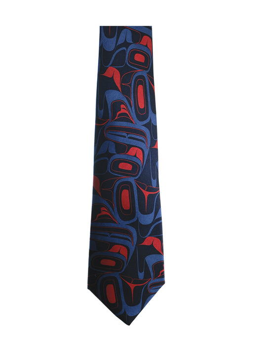 Kelly Robinson Eagle Indigenous Silk Tie
