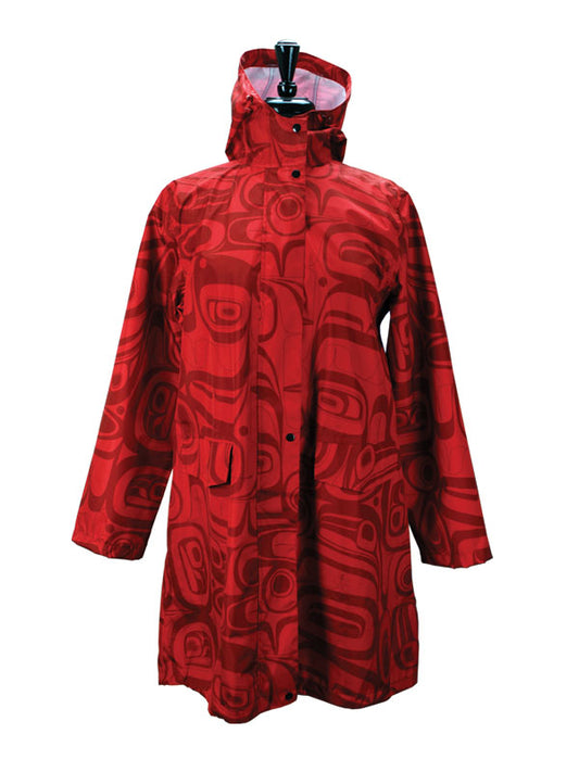 Indigenous Rain Coat Kelly Robinson Raven