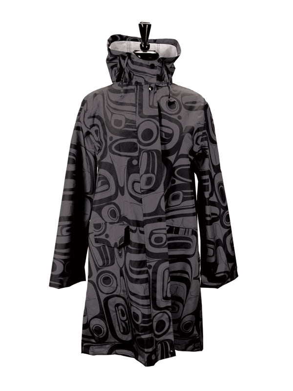 Indigenous Rain Coat Kelly Robinson Raven