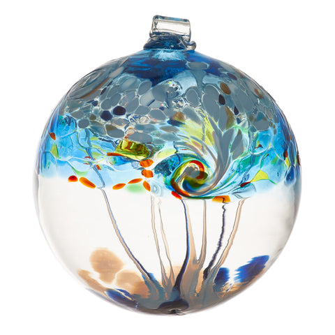 Handmade Blown Glass Ornament: Air