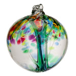 Handmade Blown Glass Ornament: Tree of Family