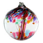 Handmade Blown Glass Ornament: Tree of Friendship