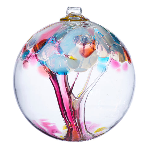 Handmade Blown Glass Ornament: Tree of Memories
