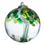 Handmade Blown Glass Ornament: Tree of Wellbeing