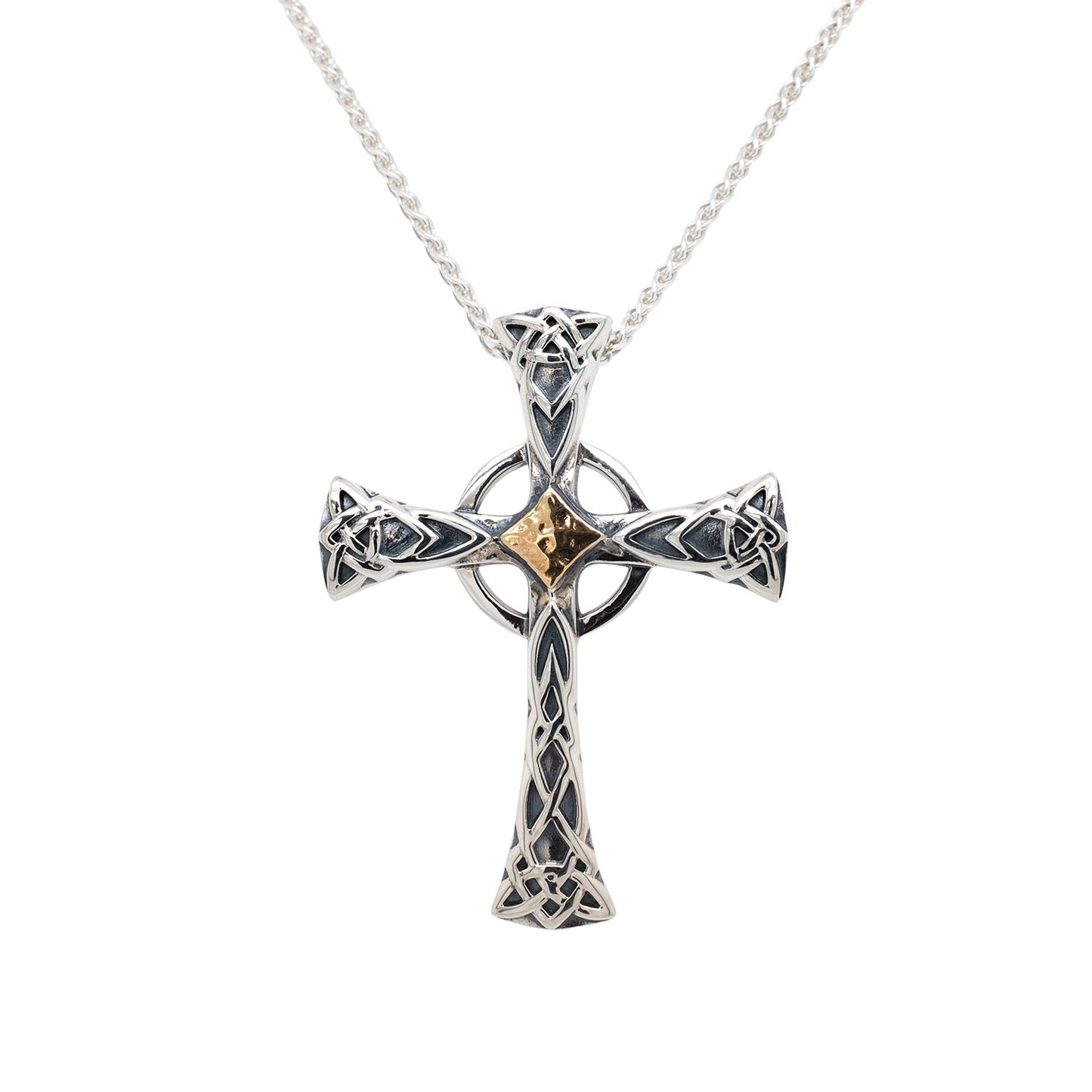 KEITH JACK CELTIC CROSS PENDANT LARGE