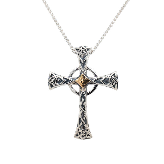 KEITH JACK CELTIC CROSS PENDANT LARGE