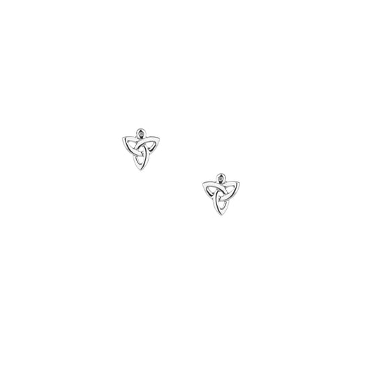KEITH JACK DIAMOND TRINITY POST EARRINGS