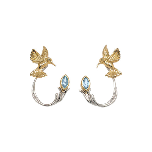 KEITH JACK HUMMINGBIRD STUD WITH EARRING JACKET