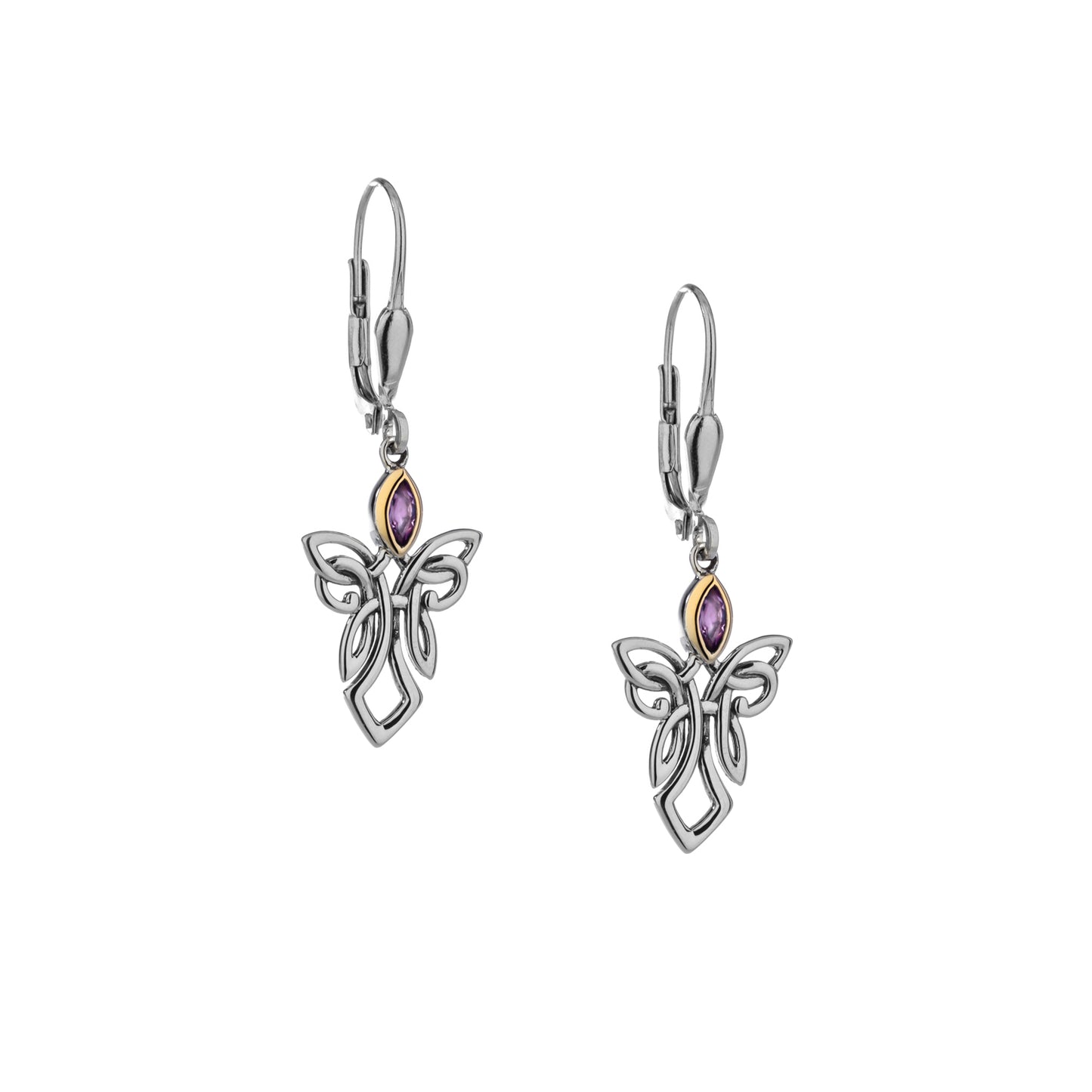 Guardian Angel Celtic Earrings