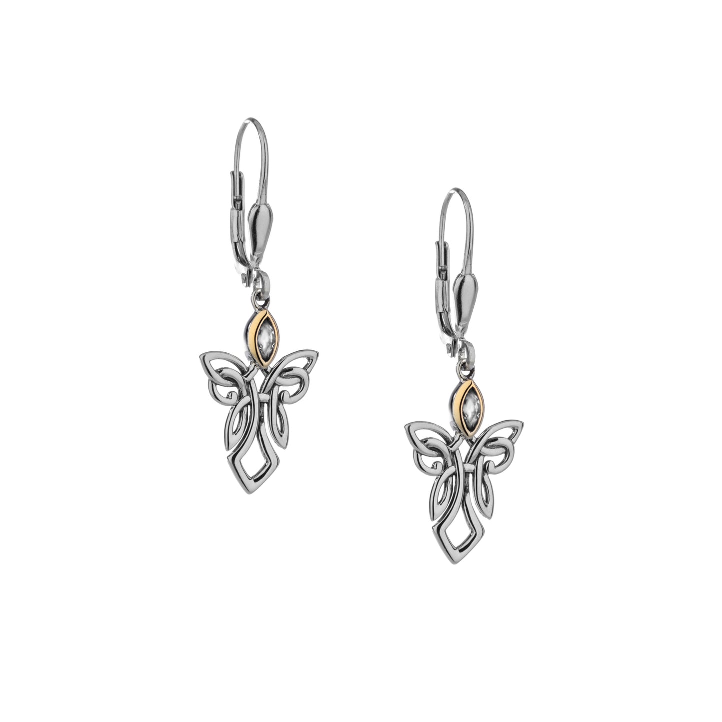Guardian Angel Celtic Earrings