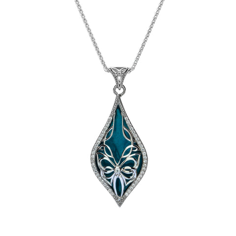 KEITH JACK COCOONED BUTTERFLY CELTIC PENDANT SMALL