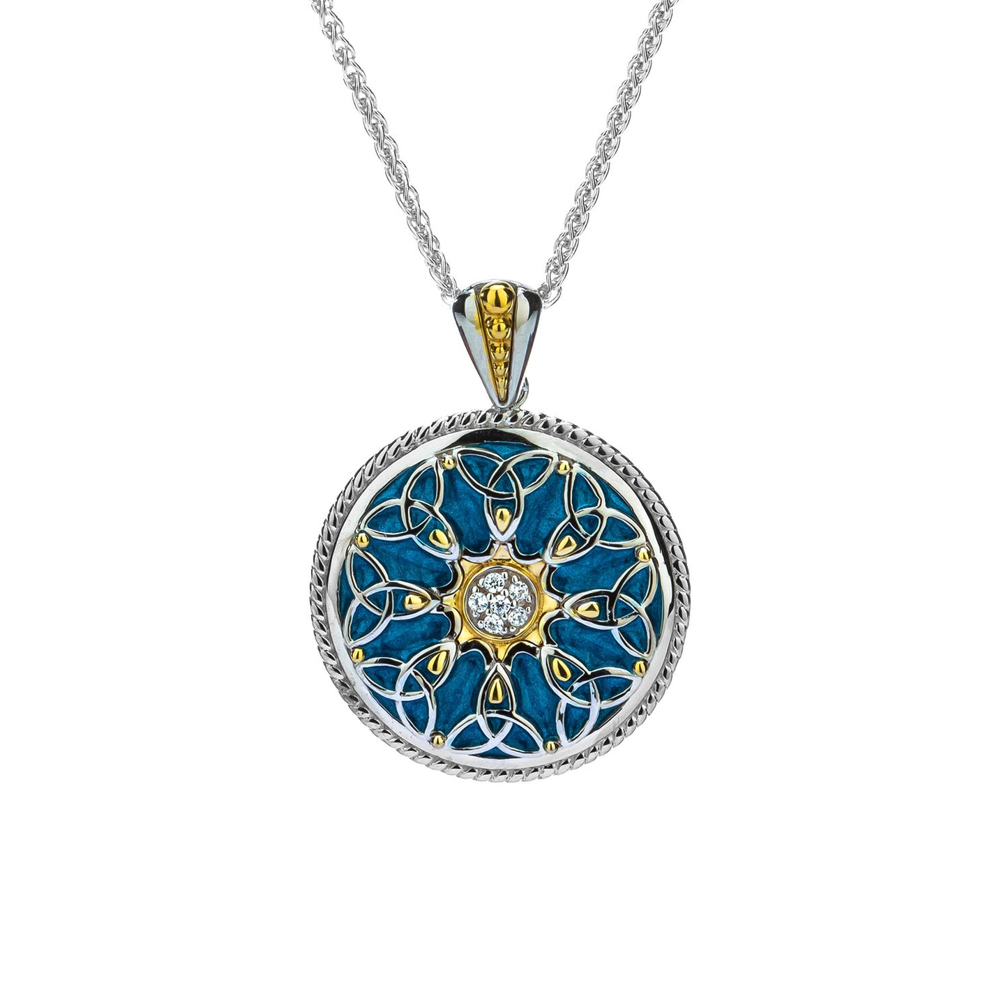 KEITH JACK REVERSIBLE TRINITY PENDANT LARGE