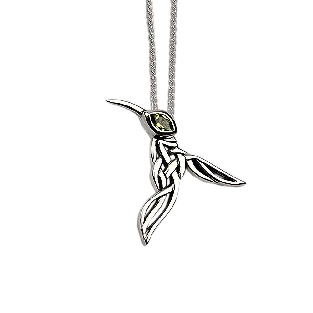 KEITH JACK SILVER HUMMINGBIRD PENDANT