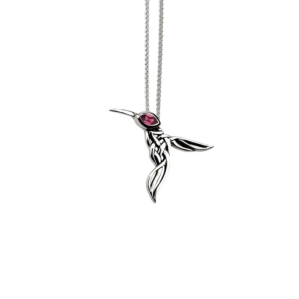 KEITH JACK SILVER HUMMINGBIRD PENDANT