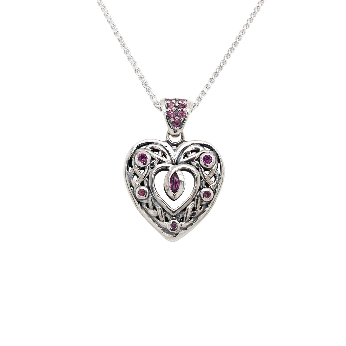 KEITH JACK CELTIC HEART PENDANT SMALL