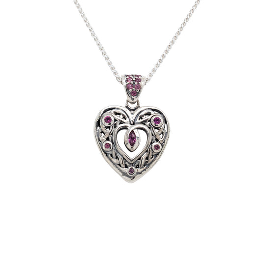 KEITH JACK CELTIC HEART PENDANT SMALL