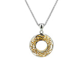 KEITH JACK WINDOW TO THE SOUL ROUND CELTIC PENDANT