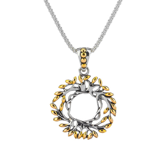 KEITH JACK TREE OF LIFE ROUND CELTIC PENDANT SMALL