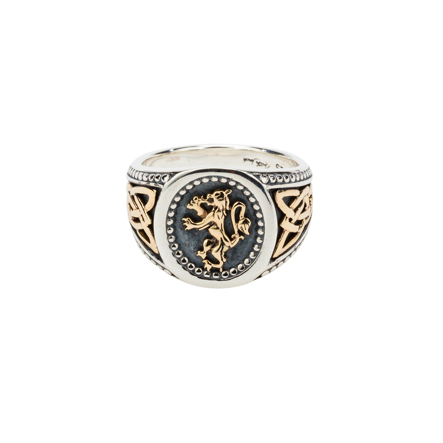KEITH JACK LION RAMPANT CELTIC RING LARGE