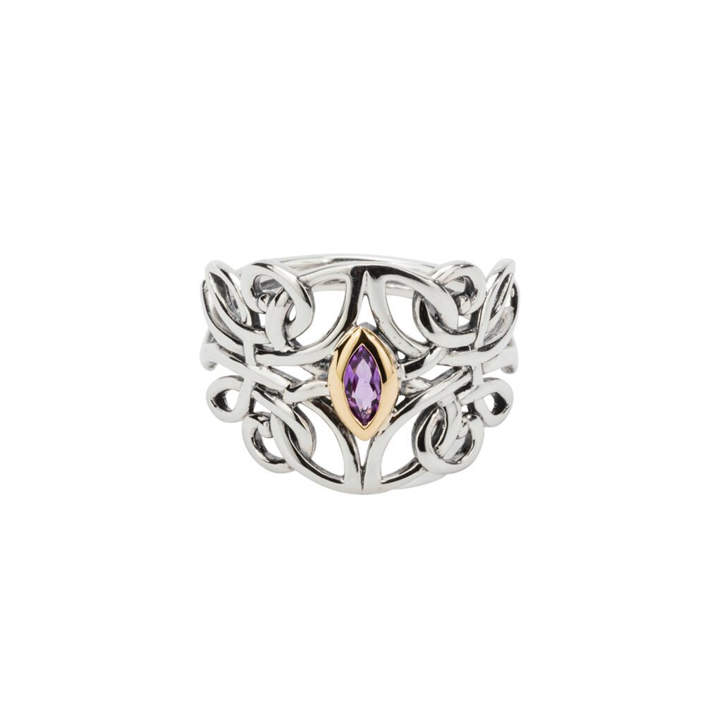 KEITH JACK CELTIC GUARDIAN ANGEL RING