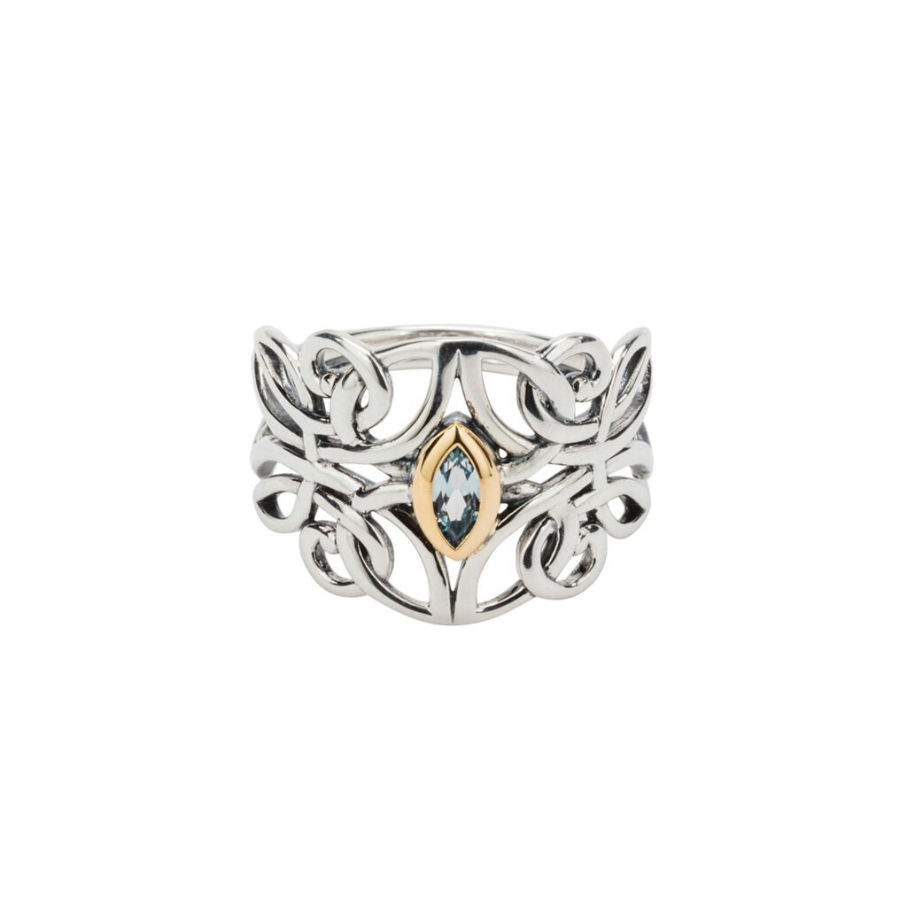 KEITH JACK CELTIC GUARDIAN ANGEL RING