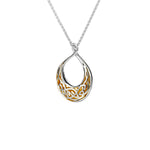 KEITH JACK WINDOW TO THE SOUL TEARDROP PENDANT SMALL