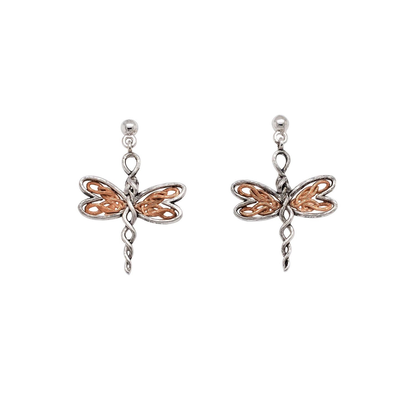 KEITH JACK DRAGONFLY POST EARRINGS